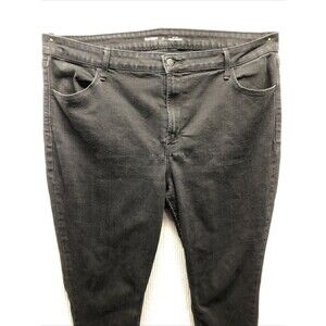 Old Navy Super Skinny Jeans Size 18 Black Mid Rise Black Wash